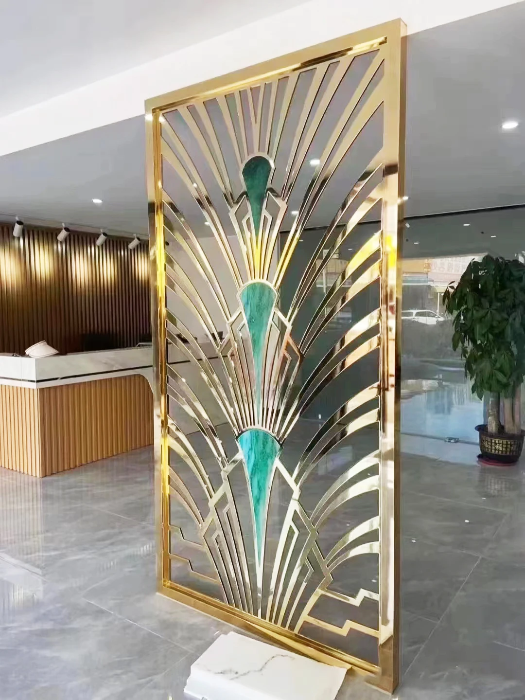 Crystal Ball Special Design Stainless Steel Screens & Room Dividers Partitions Salon Living Room