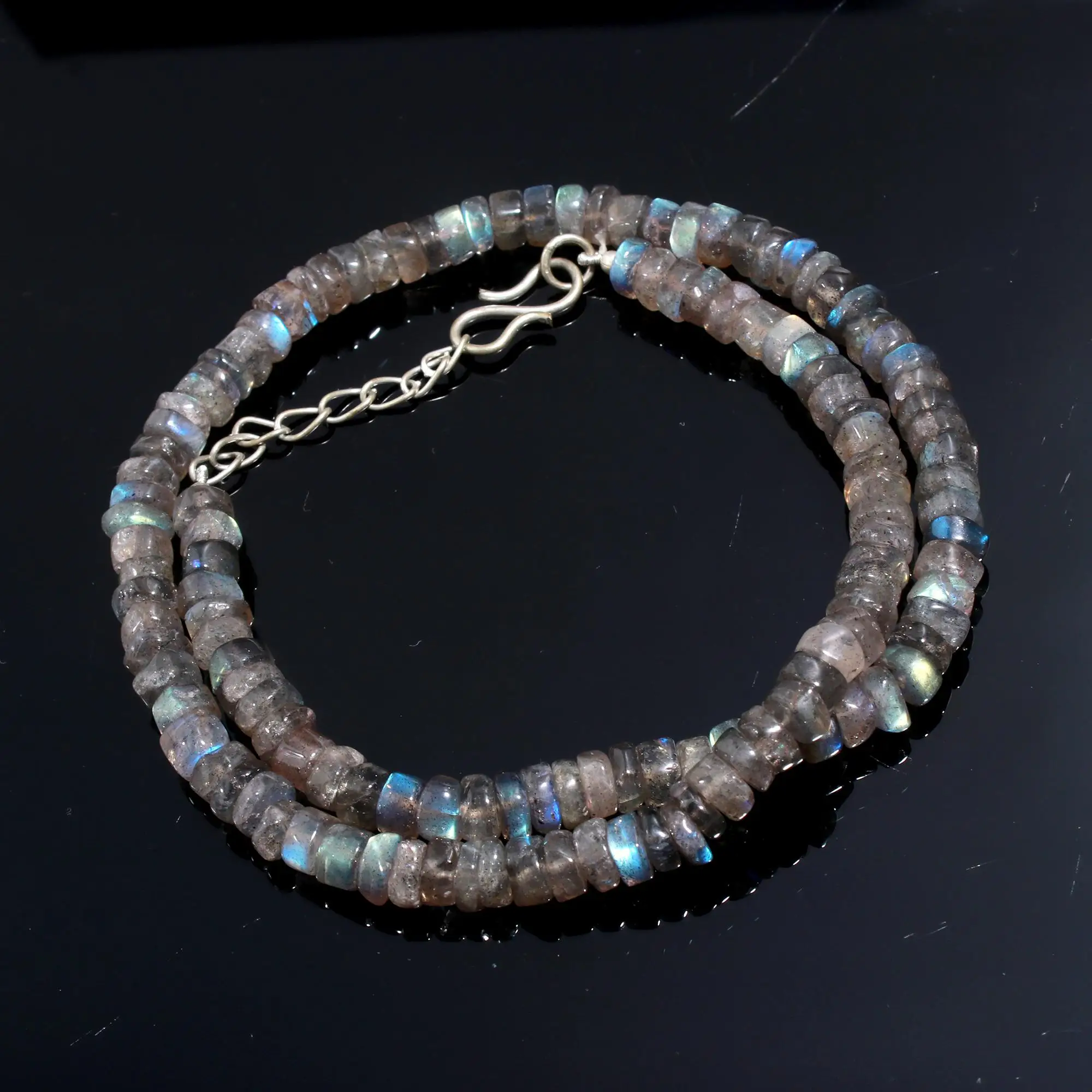 Бусины из натурального Лабрадорита 13 дюймов