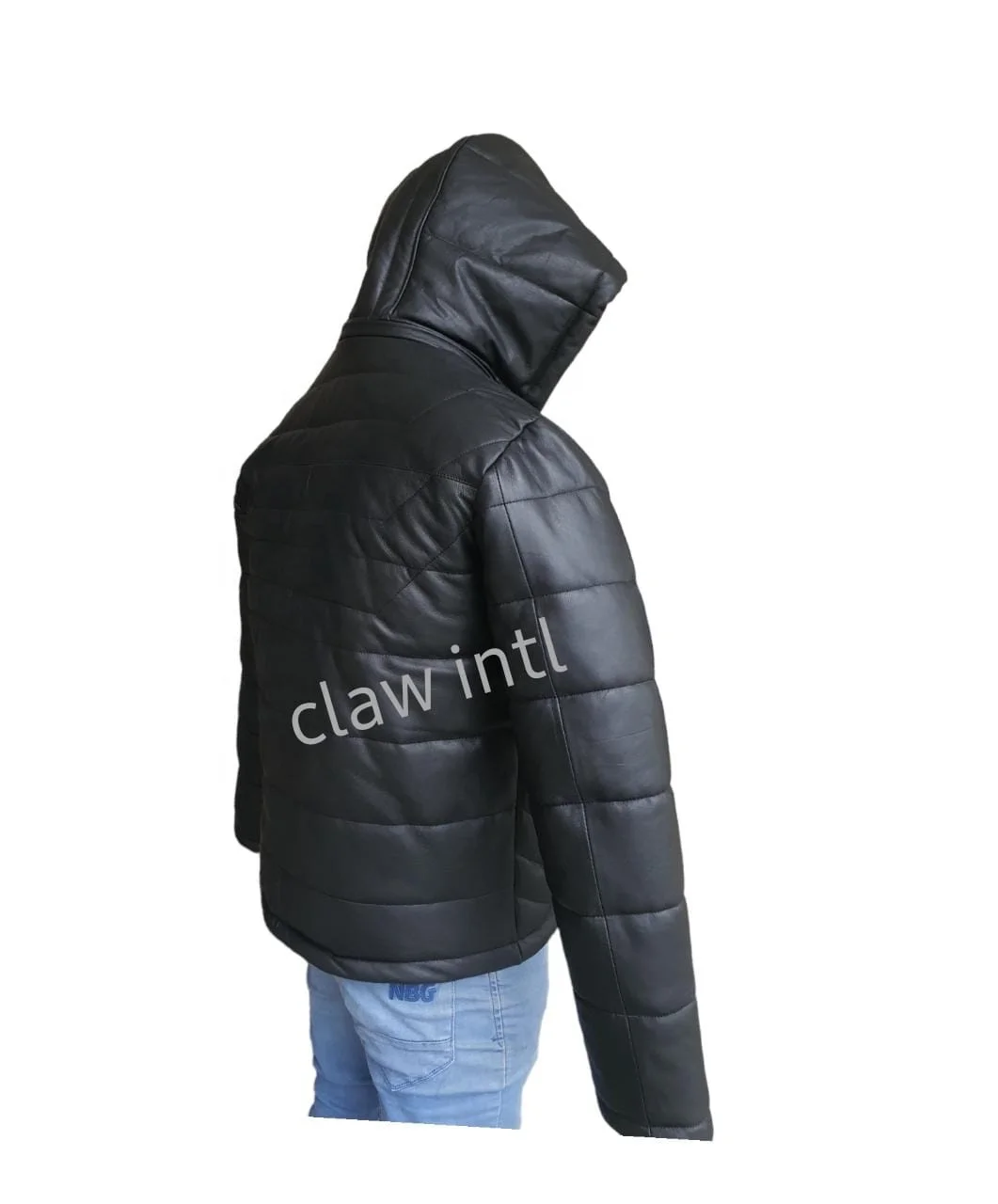 Wholesale High Quality Leather Puffer Jacket Ladies Quilted Winter jacket Outerwear For Women leather factory pakistan