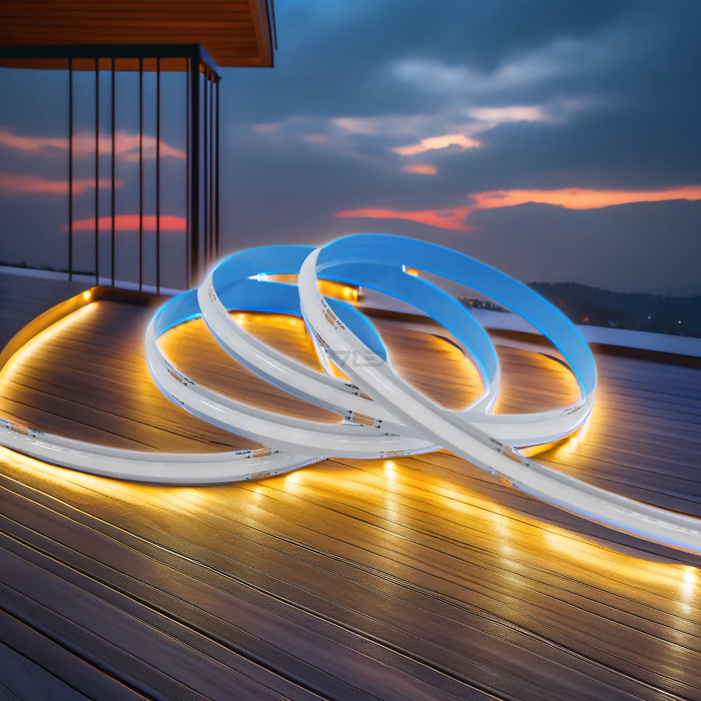 Colorful COB 4V RGB LED 576LEDS Strip Lights Reel to Reel with 3-Year Warranty CE/ROHS Listed IP20 Rated