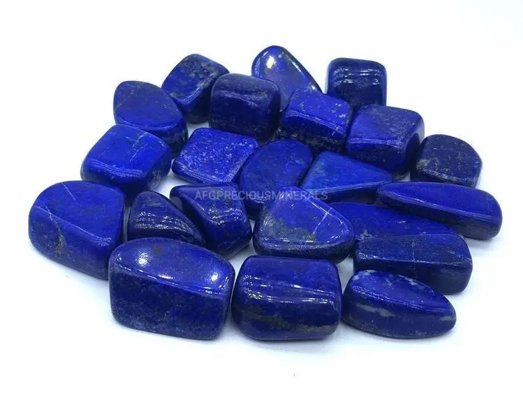 Hot Selling AAA Grade Lapis Lazuli Tumbled Stone Bulk Wholesale Natural Lapis Lazuli Tumble Stone Lapis Lazuli Healing Stone