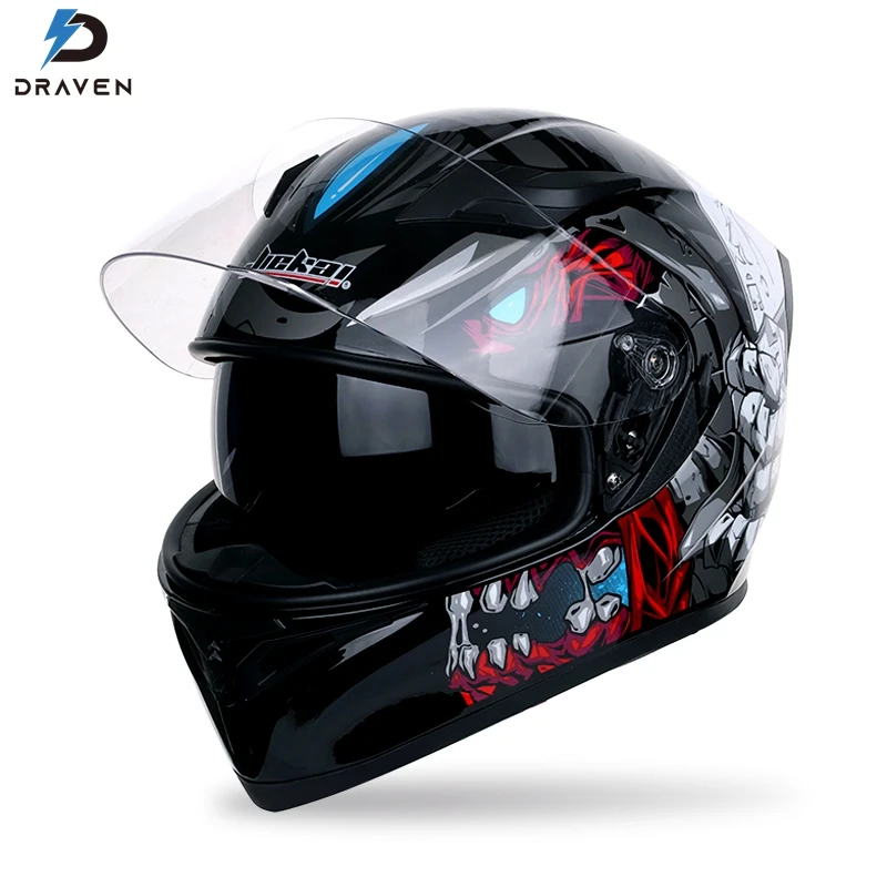 Wholesales Motorcycle Full Face Helmet Motorcycle Helmets Approved Chinese OEM Pcs Color