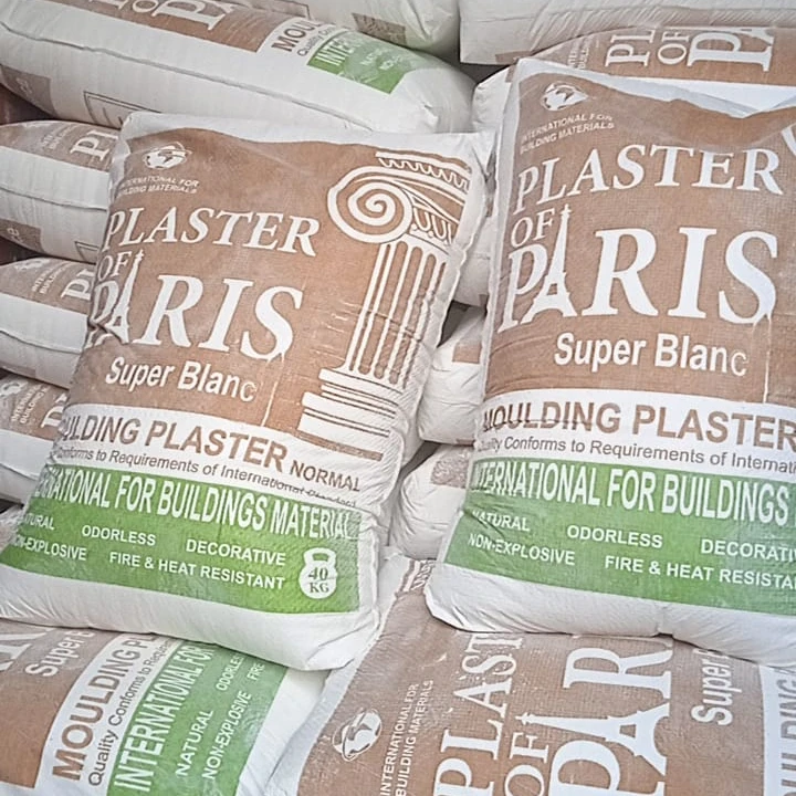 Egypte High Quality 100Mesh 25kg/40kg/50kg/1000 Gypsum Powder Paris 00201027113228 with Online Technical Support