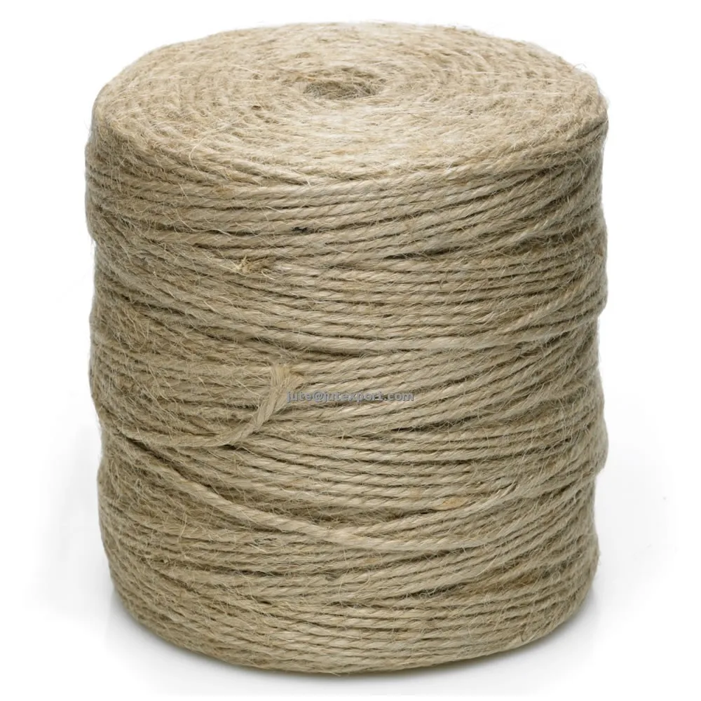 Wholesale Jute Twine Handmade Decorative Material Yarns Eco-Friendlty Natural Jute Yarn Cheap Price From Bangladesh