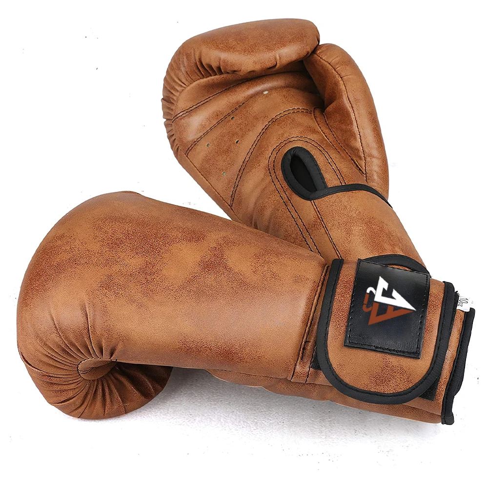 Wholesale Leather Boxing Gloves Customize Logo Durable Punching Heavy Bag Gloves for Training