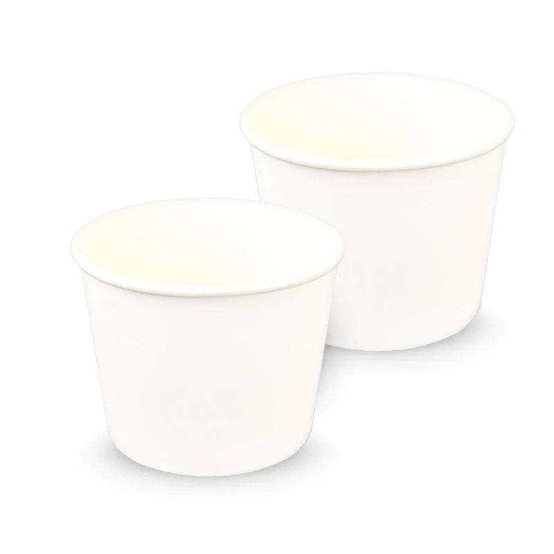 Лидер продаж одноразовая бумажная чаша премиум качества 390cc герметичность для кафе ресторанов салатов пиццы закуски шоколад
