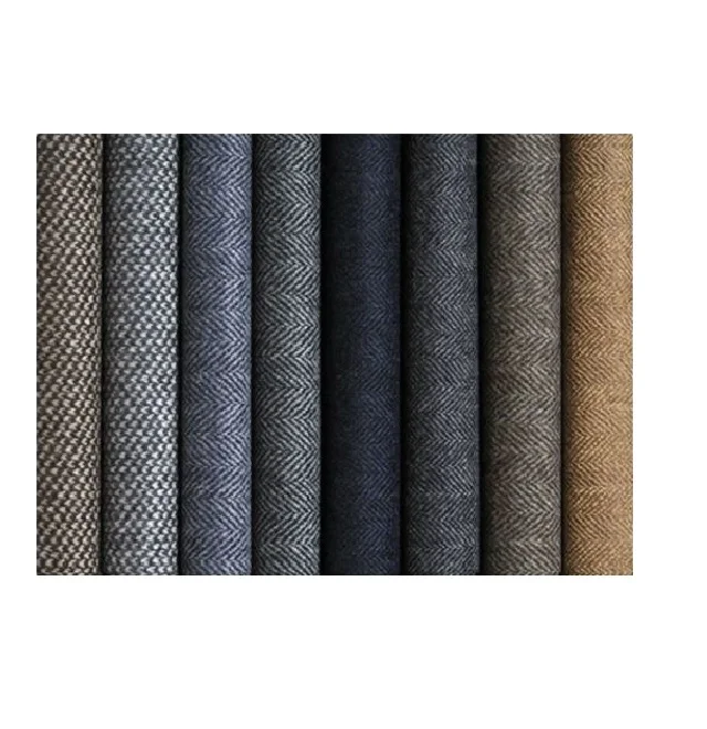 Plain Colour Woven Polyester wool suiting Fabric Woolen Suit Fabric