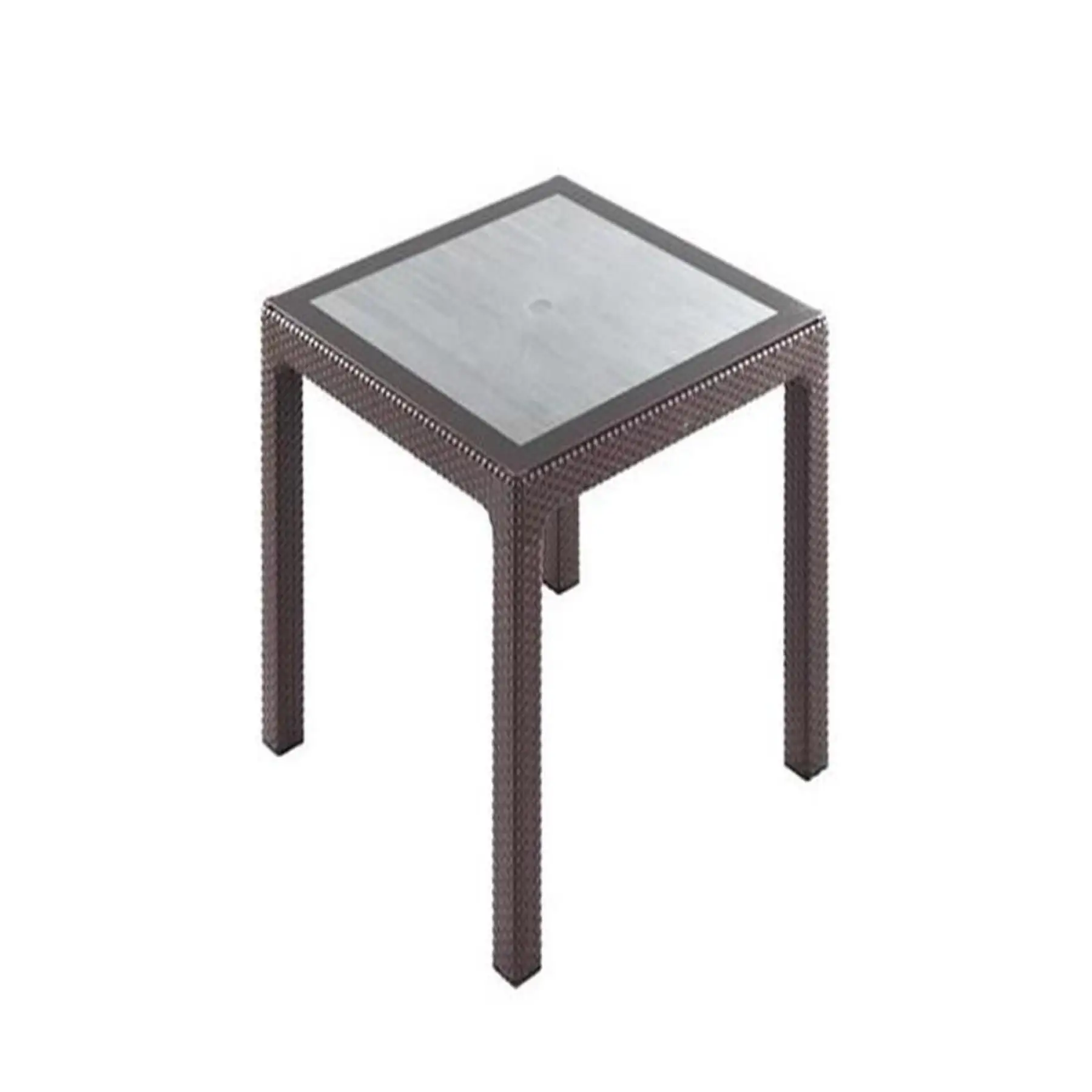 Daystone комфорт ротанга стеклянный столик кофе 90*90