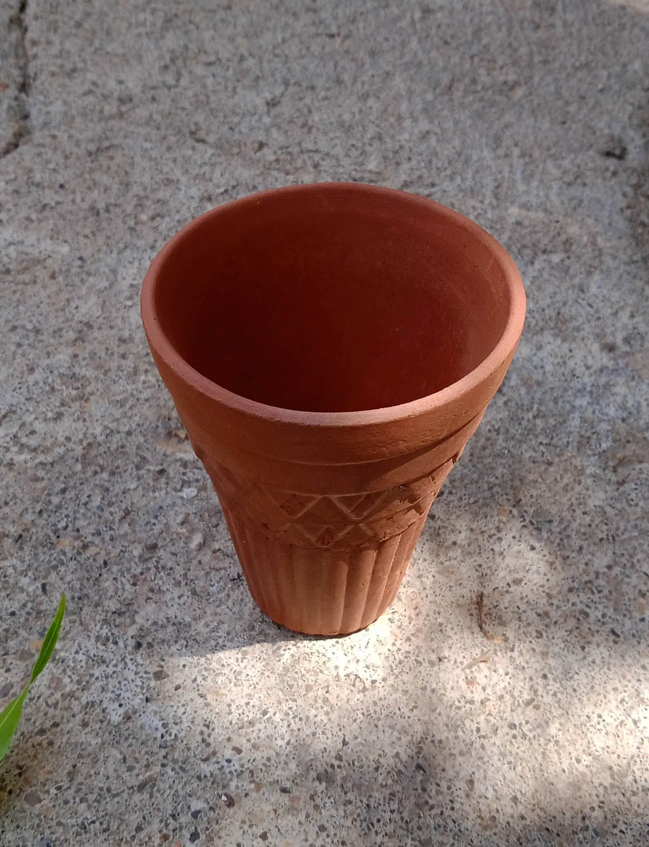 New Traditional Handmade Clay terracotta conical eco friendly Tea Cups for tea coffee lassi kulfi dessert kullad kullar 110 ml