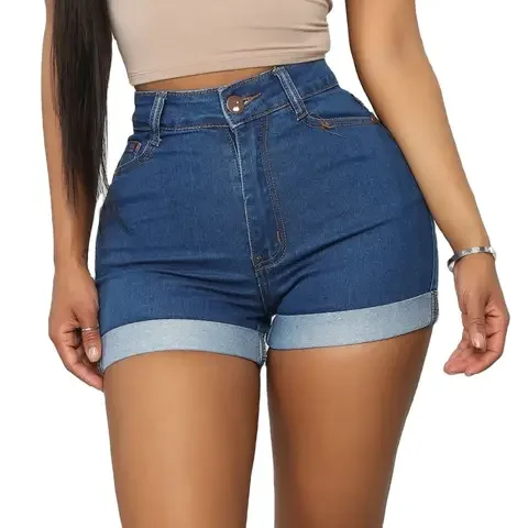 Jeans Shorts Two Piece Outfits Stretch Tube Top With Cargo Mini Skirts Casual Sexy Piece Denim Set Women plus size shorts