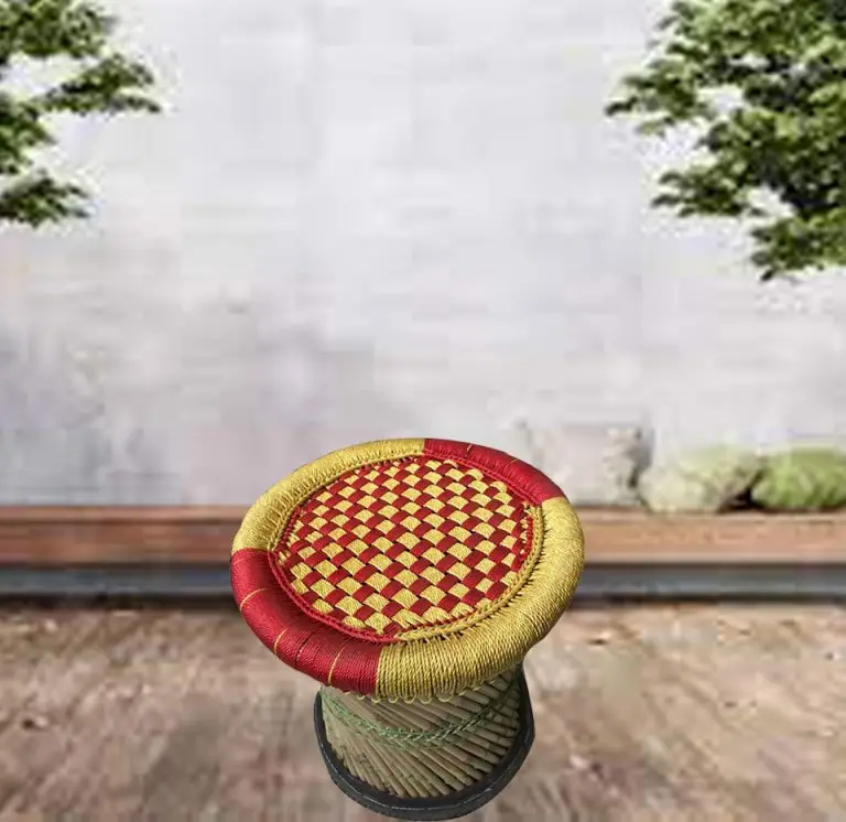 High Quality Stool Natural Styled Indoor Little Stool Bamboo Handicraft Cane Bamboo Bar Best Selling
