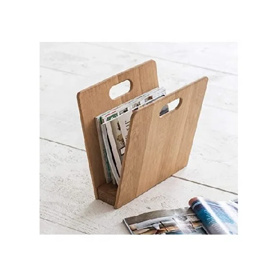 Wooden Wall Floating Magazine Storage and Display Racks Mail Organizer Shelf Factory custom wooden mail holder