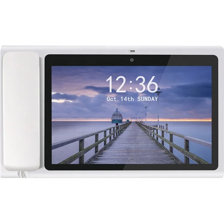 OEM ODM 3G 4G GSM LTE WiFi Hotspot Bluetooth with SIM Card Smart HD Video Home Desktop Touch Screen Smart Telephone Android