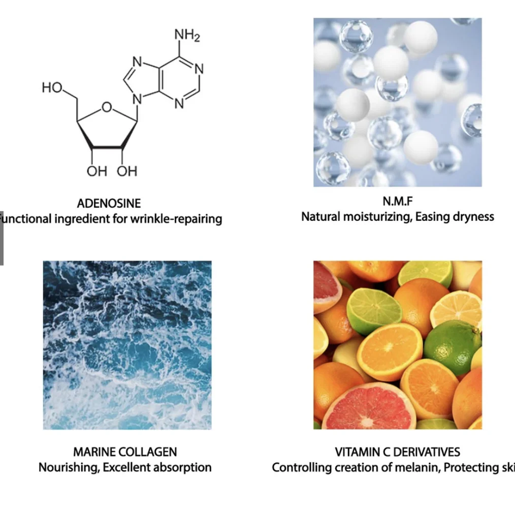 MEDIHEAL NMF Gel Eye Fill Eye Patch/Mask Box 5pcs Organic Collagen Vitamin C Moisturizer Sheet for Firming Lightening Eye Care