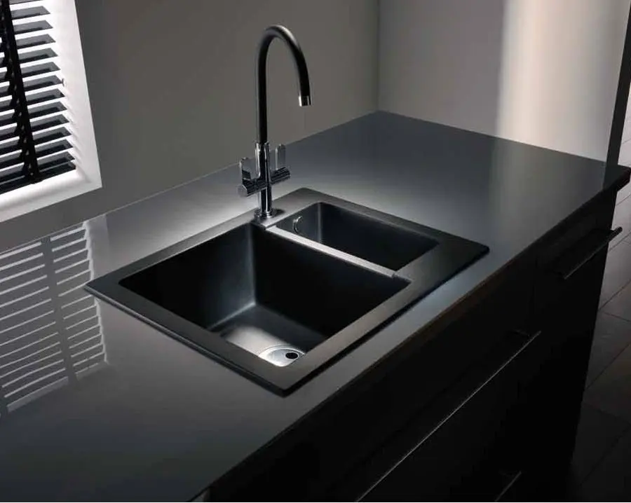 100% Absolute Black Granite Big Slab, Kitchen Top Stairs Countertops Granite for home, office and shopping centers