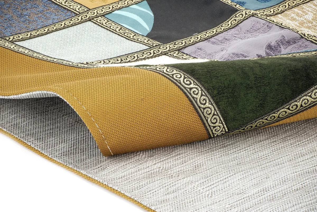 Молитвенный коврик мусульманский для молитвы традиционный исламский аксессуар высокого качества Sajjadah Роскошная качественная ткань 730 грамм 70*122 см