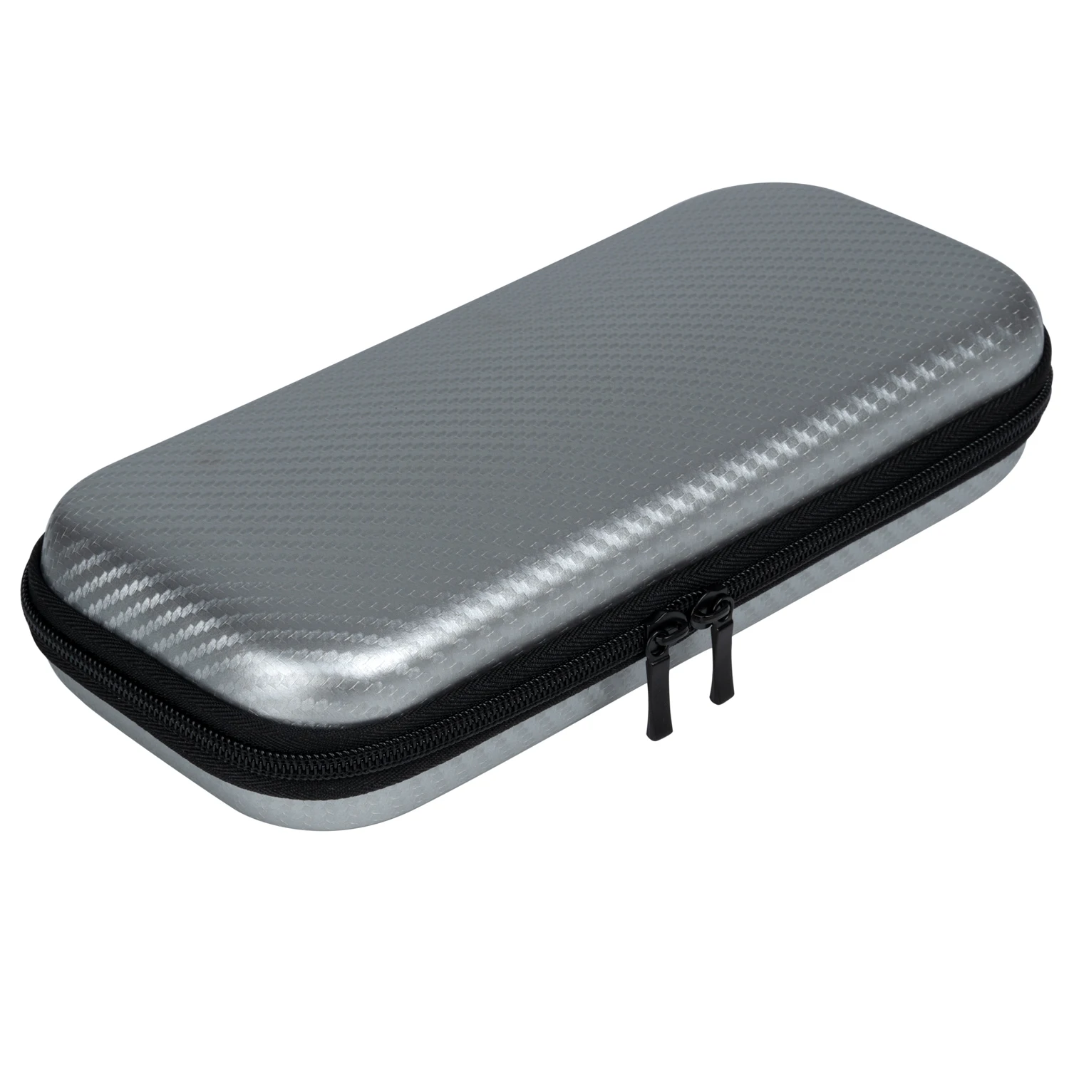 Защитный чехол из углеродного волокна для Nintendo Switch черный и серебристый