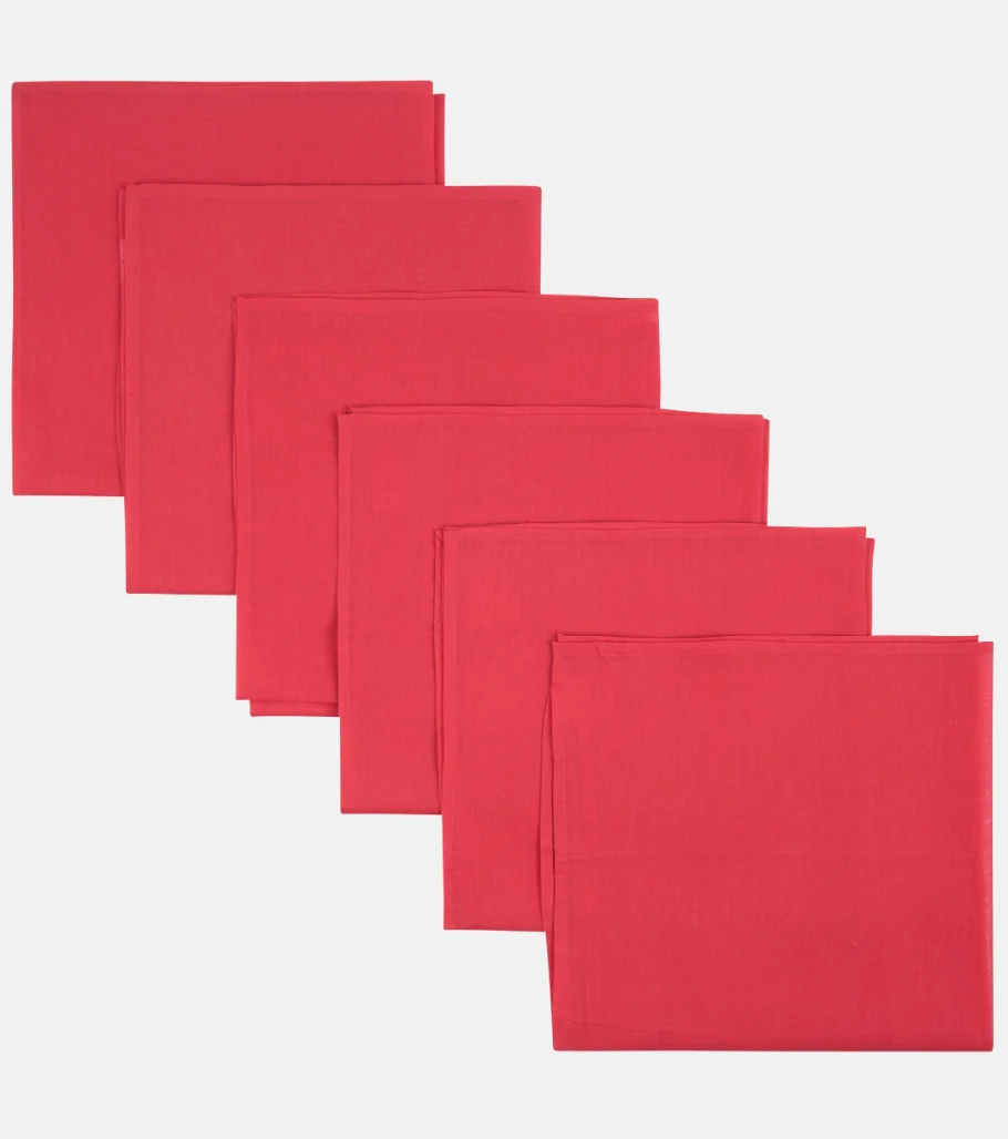 Rolls of red plain  fabric wholesale super soft muslin medium weight 100% cottonfabric for clothing