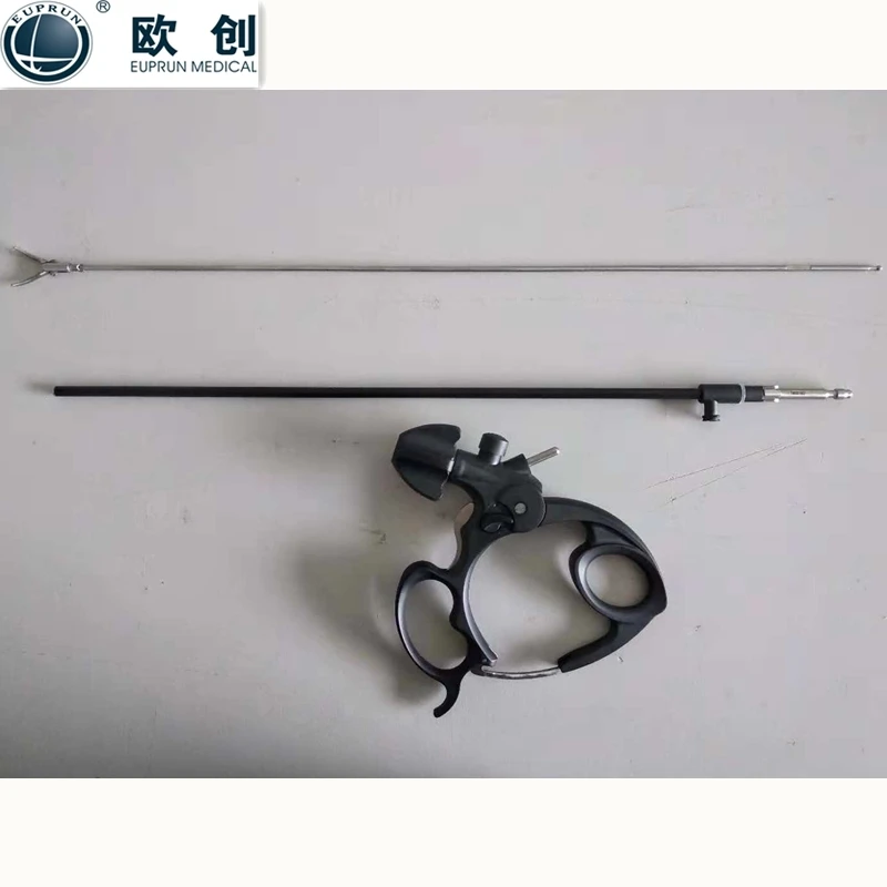 Euprun reusable autoclavable laparoscopic dissecting forceps wolf type 5mm insulated surgical forceps detachable handle and tube