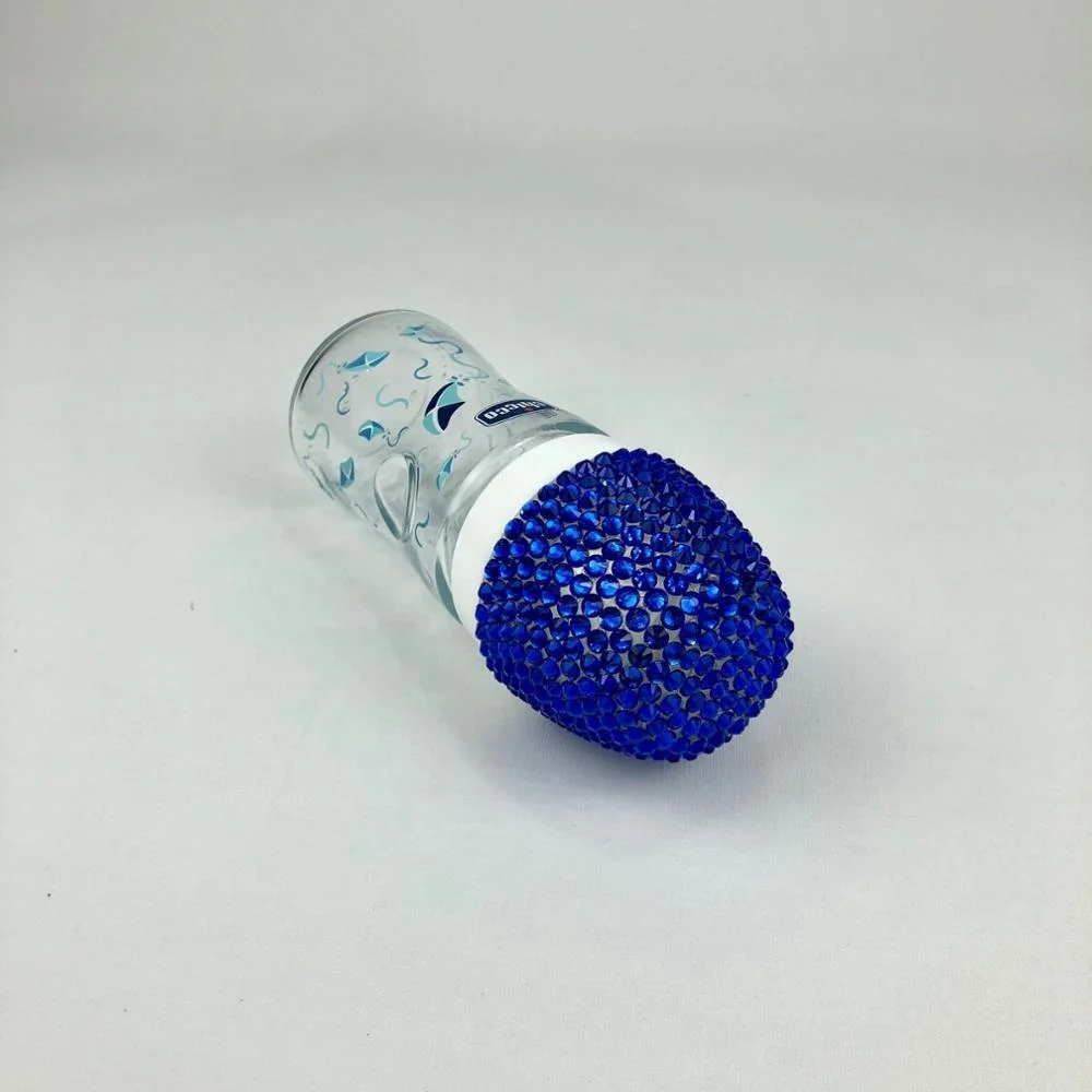 Blue Gold Glass Baby Boy Bottle Wholesale Custom Newborn New Design Portable Product Babies Warmer Milk Water Accessories