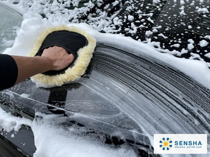 High-foaming cleaner air tool mounting-type CREAMY FOAM MACHINE with 3 bottle by SENSHA