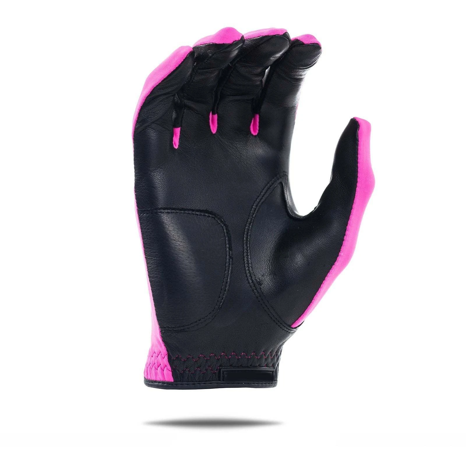 New Style Lady Half-Fingered Sport Gloves PU Leather Breathable Fingers Golf Glove with Three Colors in a very affordable price