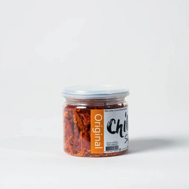 Готовая к употреблению закуска, хрустящая закуска Чили с кунжутом, оригинальная бутылка с ароматом 80 г, закуска для веганов, оптовая продажа из Таиланда