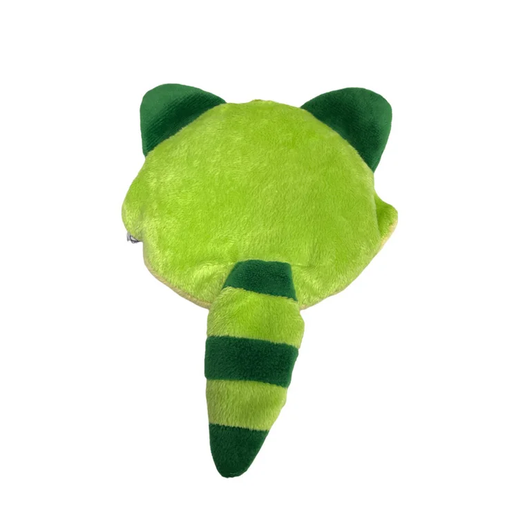 Animal Design Playing Chew Dog Toys Plush Pet Toys With Sounding Squeaker Inside Raccoon