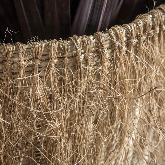 Summer Style Seagrass Woven Baskets Vietnam Supply Storage Rattan Laundry Hamper Wholesale Handmade Home Storage Organization