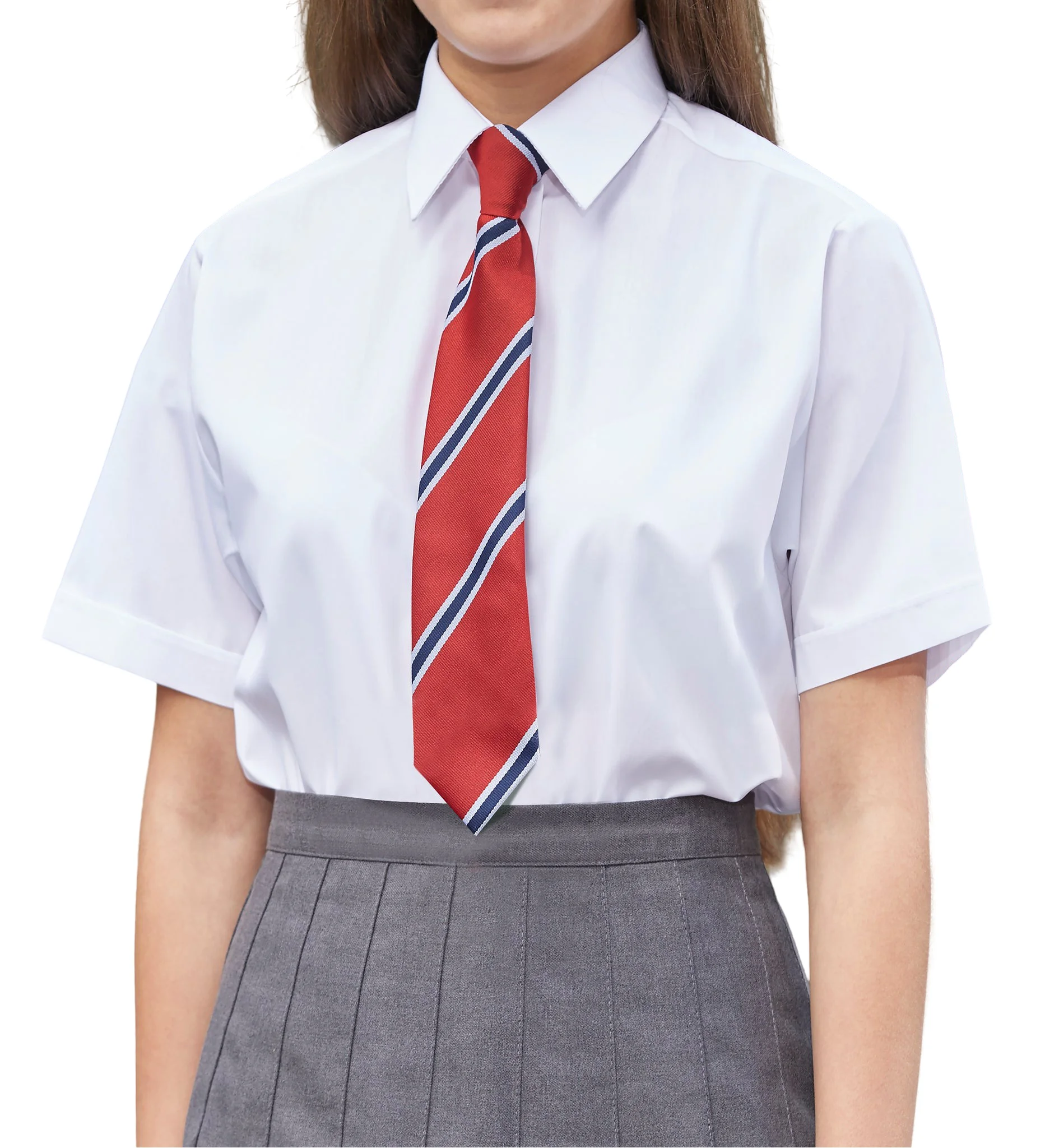 half sleeve school uniform shirt for girls in all sizes and multiple colors lightweight and breathable school shirt for girls