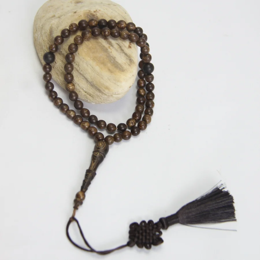 Prayer Misbah High Quality Superior Underwater Vietnam 33/66/99 Beads Made by Natural Triple Super Agarwood Pieces