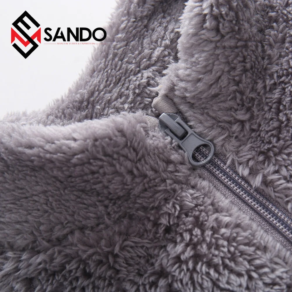 Custom logo Baby winter jackets Toddler baby clothes Zip Solid Warm Thick Fleece Coat Soft Winter Outerwear Kid Clothes