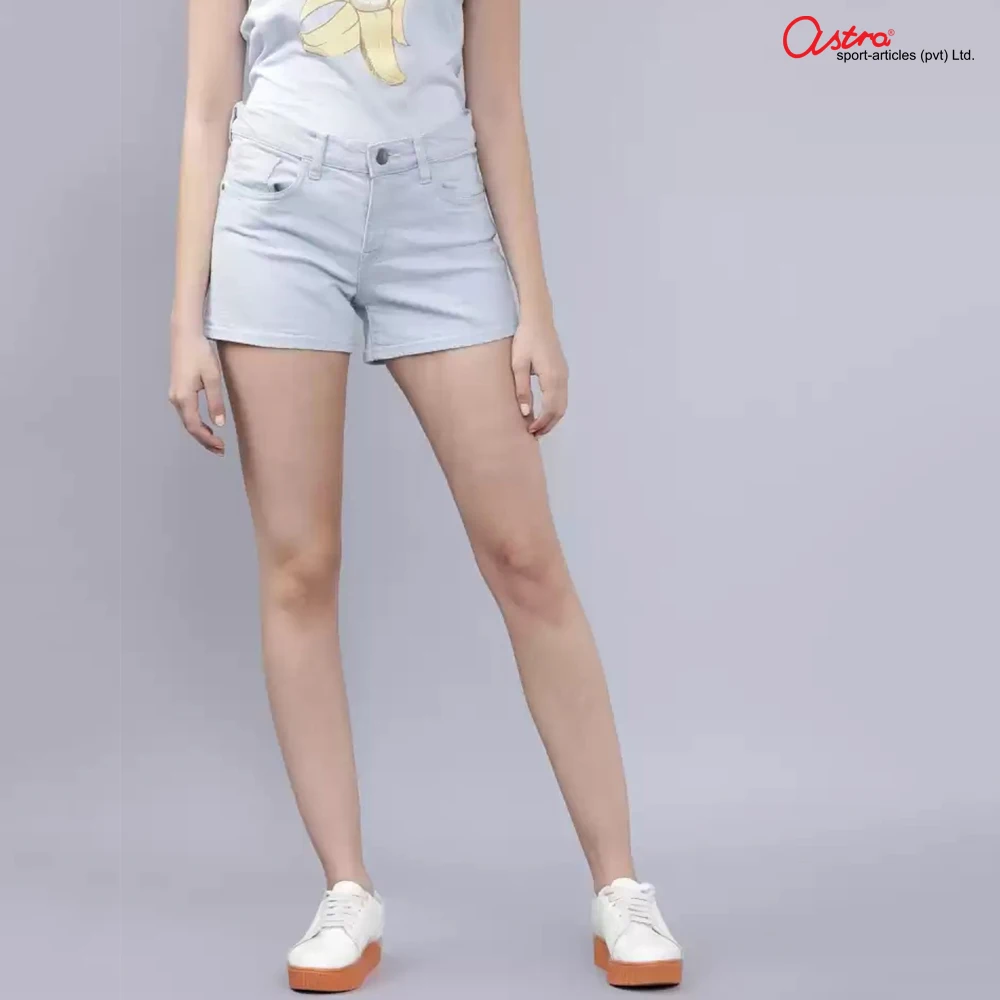 Custom Design Top Quality Manufacturer of Short Shorts Women Custom Short Bull Shorts Women