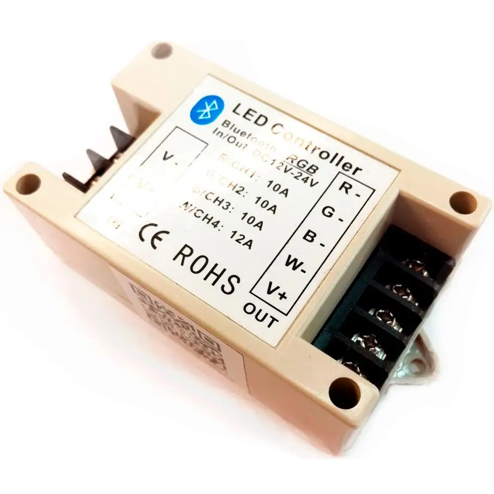 Bluetooth контроллер для RGB / RGB + W tape 504w/1008w с аудио режимами для устройств на базе Android и IOS.