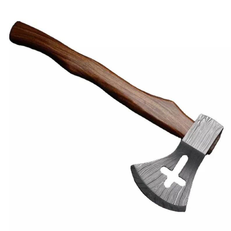 Best Quality J2 Steel Tomahawk Axe Hatchet with ASH Wood Handle Custom Made for Outdoors Usage Brand New