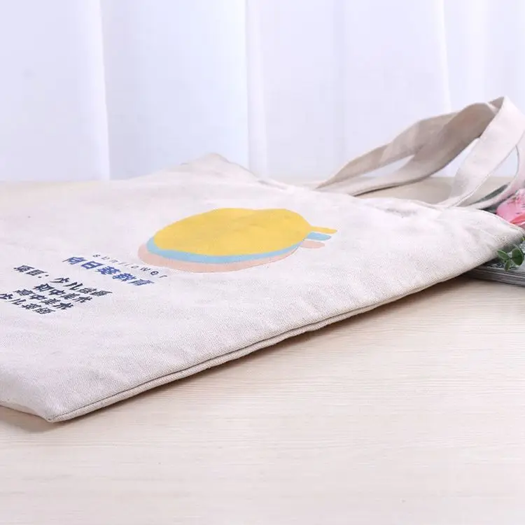 Eco Cotton Canvas Handbag Souvenir Tote Bag For Wholesale
