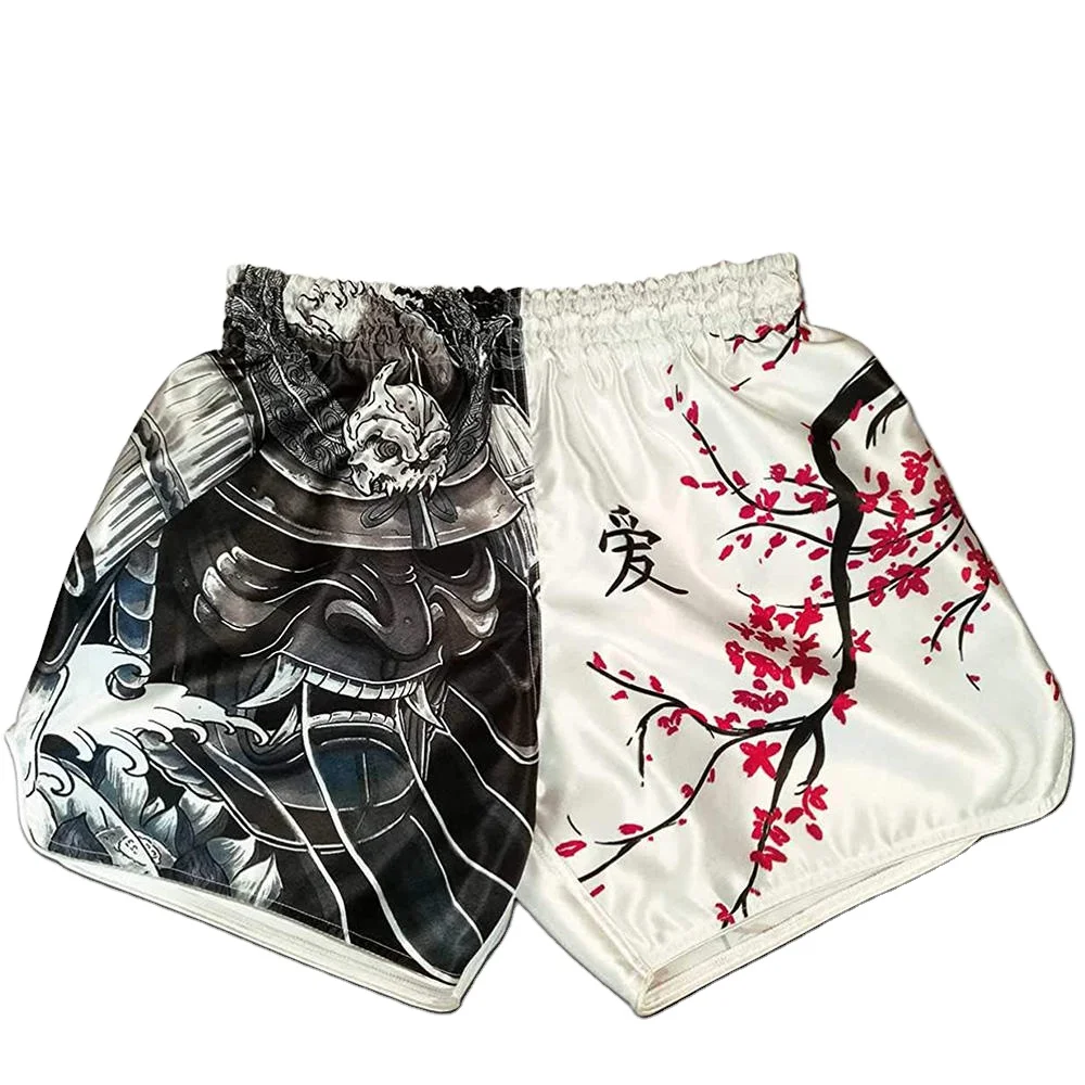 Wholesale Muay Thai Boxing Shorts Kickboxing Fight Tiger Muay Thai Shorts Custom Breathable Boxing Trunks Man Woman Mma Shorts