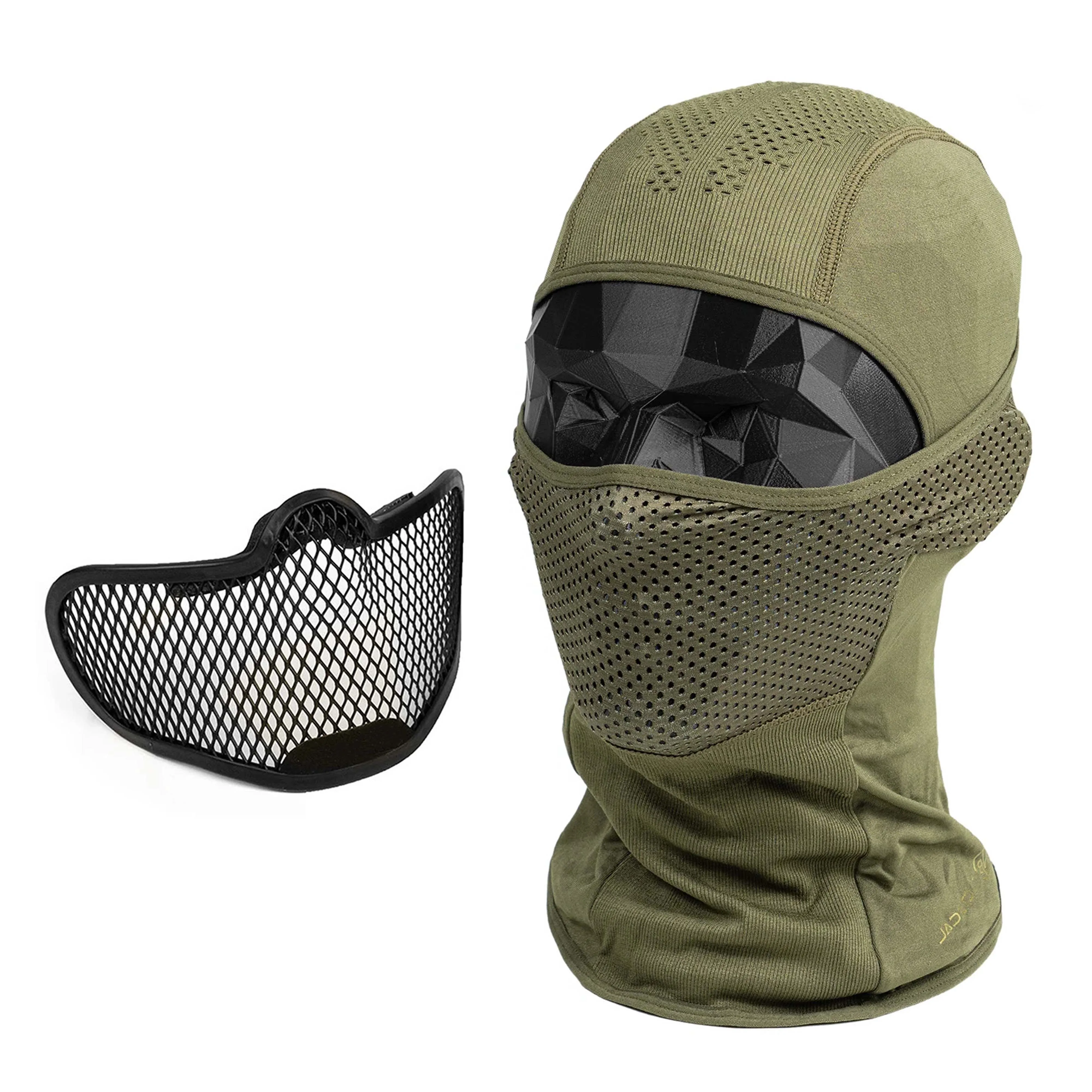 Branded Wholesale Tactical Balaclava Full Face Scarf Masks Cycling Hunting Head Cover Ski Masks Beanie Knitted Caps For Adults