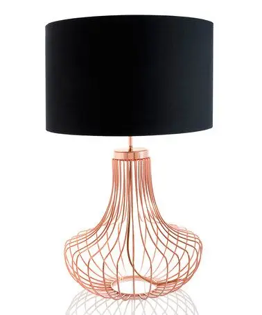 Table Lamp New Stylish Palm Design Brass Antique Luxury Look