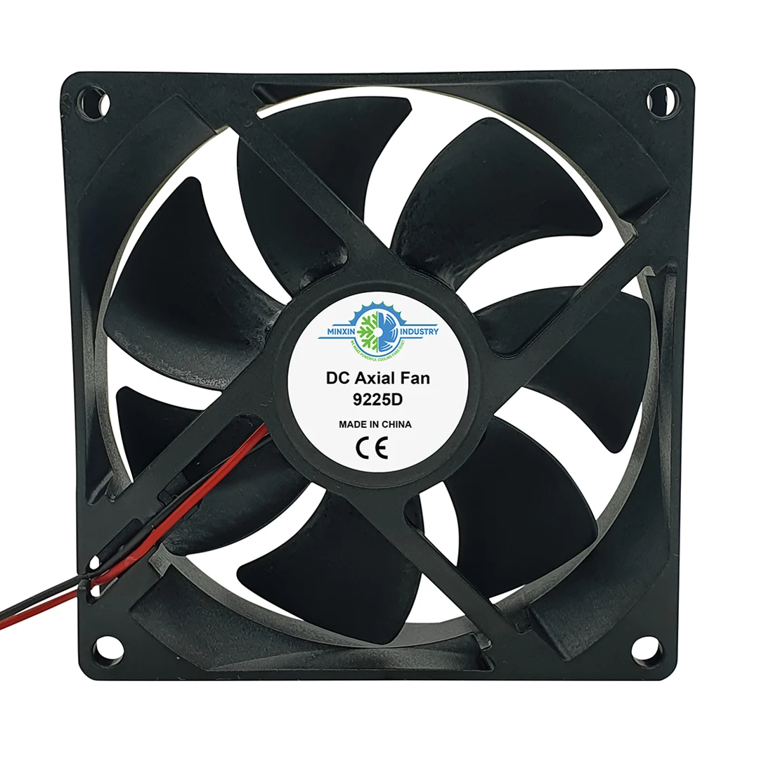92x92x25mm Quiet Sunning Sleeve Bearing 12V 24V DC CPU Cooling  Axial Radiator Fan Motor