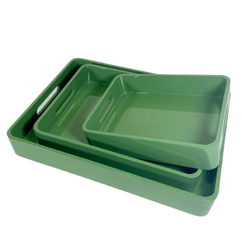 Low MOQ High Quality decorative Lacquered Trays