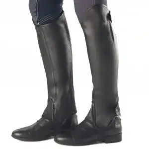 High Quality Leather Mini Chap Horse Equestrian Riding Boot Fitting to Ankle Horse Riding Chaps