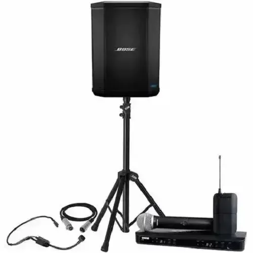 ORIGINAL Bose S1 Pro Portable Speaker System With Battery / Stand & Play-Through Cover And S1 Pro System Backpack