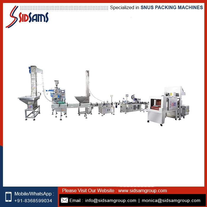 High Quality Multi function Snus Packing Machine Line Packing Machine At Wholesale Manufacture