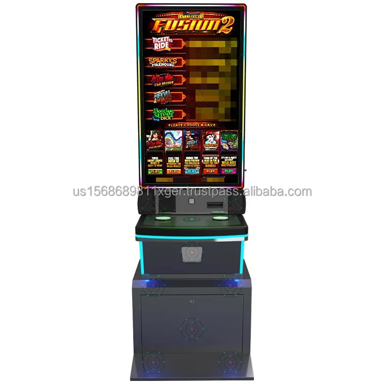 USA Hot Sale New Style PA Skill Machine Fusion 2 Multi 5 in 1 Video Game Board Vertical Stand Up Cabinet