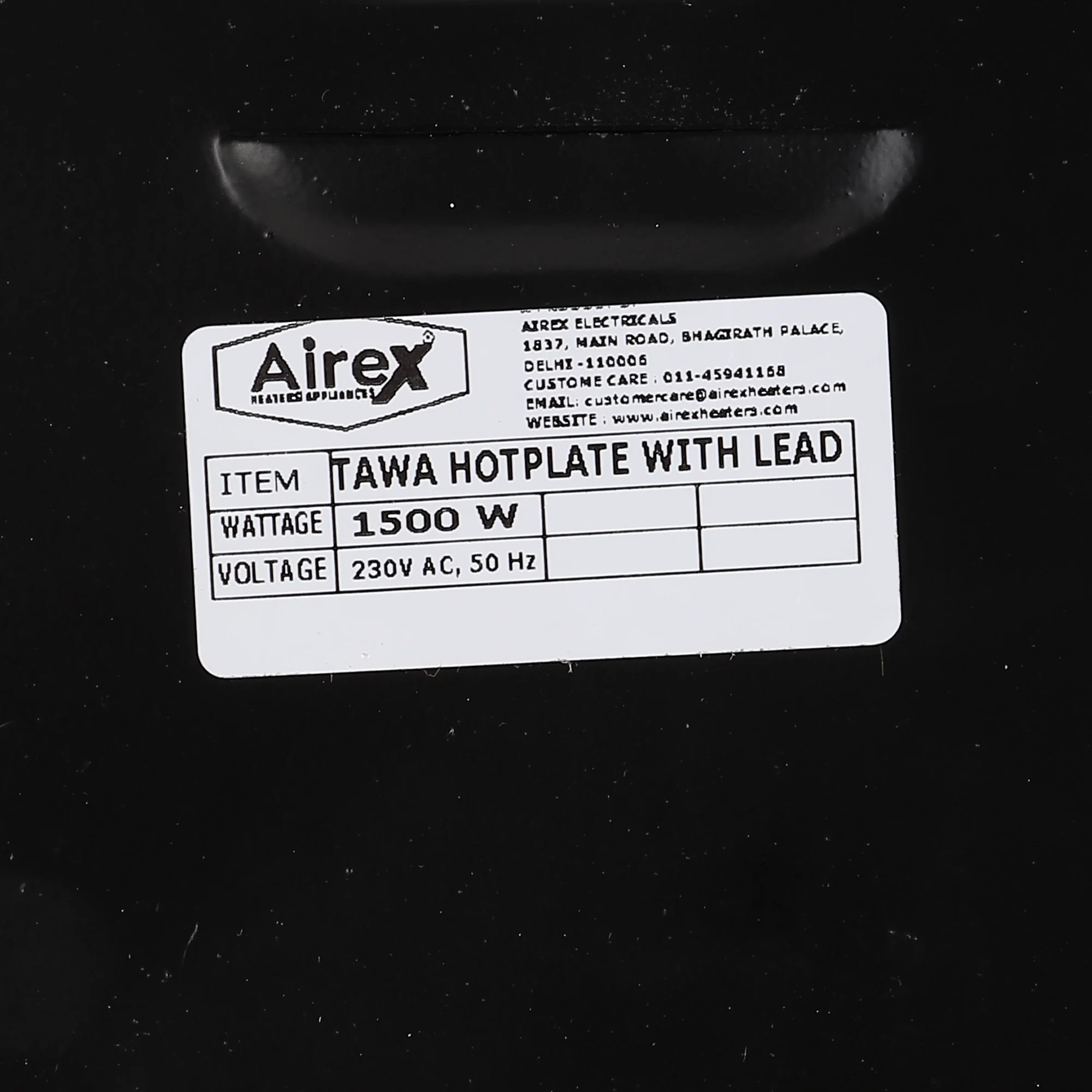 Airex 1500W Roti Induction Electric Tawa Hot Plate Induction Heater Electric Portable Cooktops Tawa Type Electric Stove