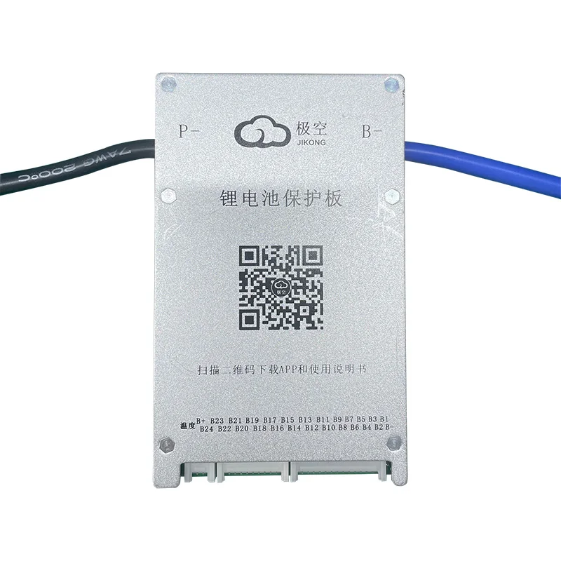 BD6A20S6P JK BMS lifepo4 8S 20S Smart Active Balance 60A continuous Built-in BT Module 48V-72V for Lifepo4 Battery pack System