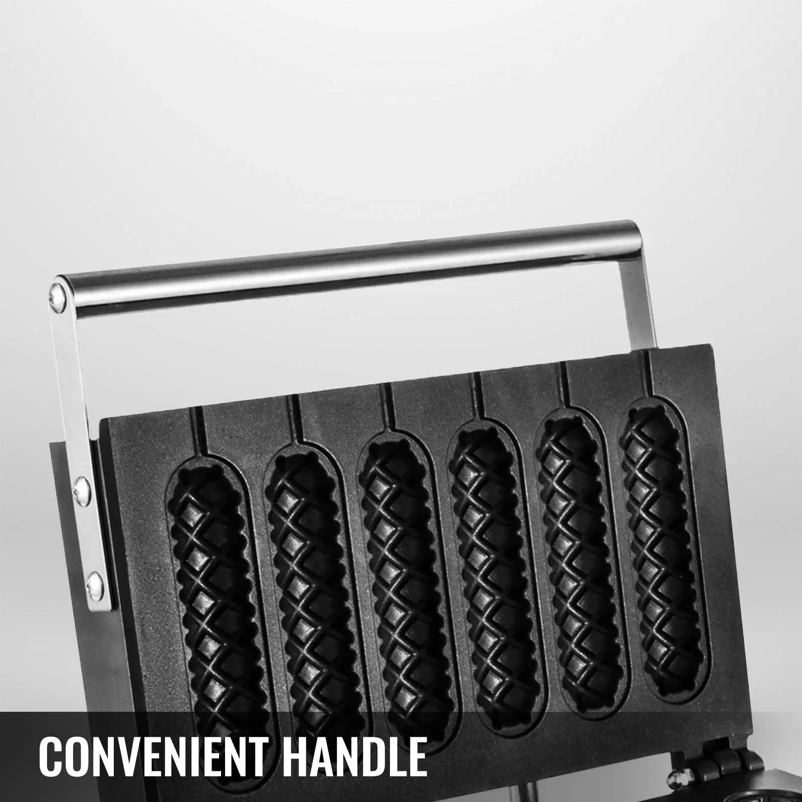 Коммерческий Электрический антипригарный вафельница в форме кукурузы для хот-догов машина изготовления вафель 5/6 ролл закусок ресторанная пекарня 220V использование магазине продуктов питания