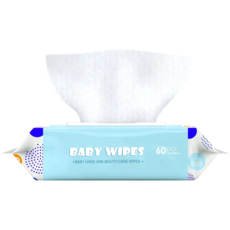 OEM Custom Logo Natural Organic Wet Wipes Biodegradable Water Baby Sensitive Skin Baby Wipes Manufacturer