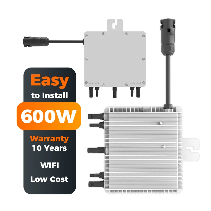 Deye sun 1600 800 600 micro solar inverter 800w SUN-M60G4-EU-Q0 mppt wifi grid tie microinverter for home use system